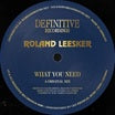 roland leesker-what you need 12
