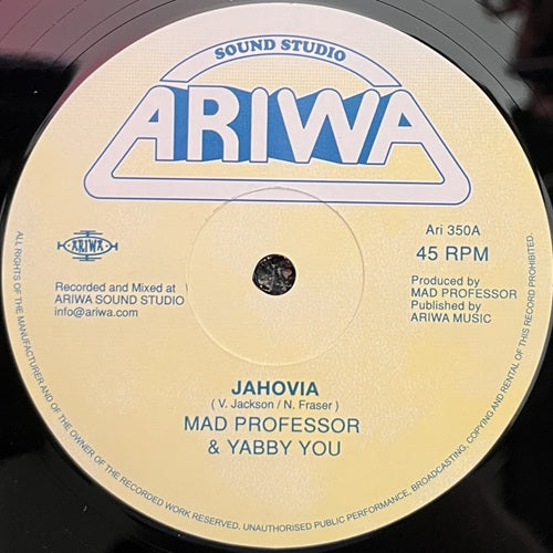 mad professor & yabby you-jahovia 12